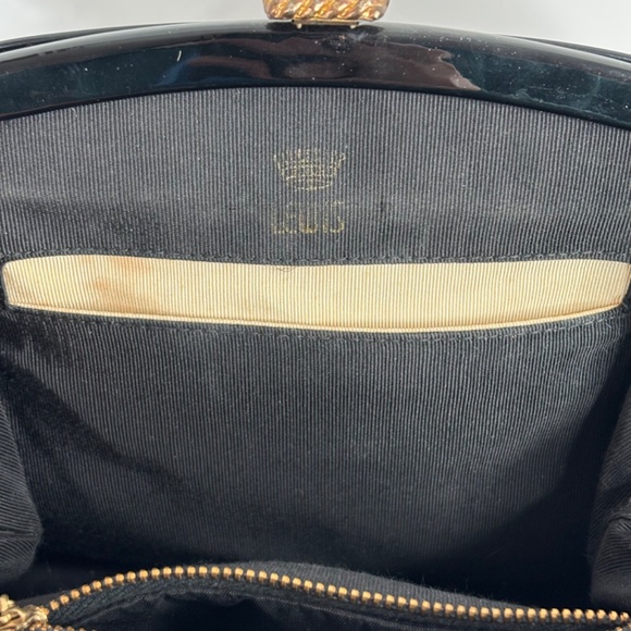 VTG 60s Purse Set of 3 Handbag Navy Ron Bienen Black Le Lis Beaded Made in Japan - Picture 7 of 14